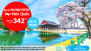 Vé máy bay đi Soeul giá rẻ từ Việt Nam