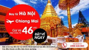 Du lịch Chiang Mai chỉ với 46 USD