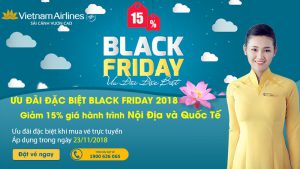 Giảm giá 15% vé máy bay nội địa và quốc tế từ Vietnam Airlines