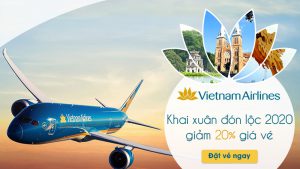 Vietnam Airlines khuyến mãi 20% giá vé khai xuân 2020
