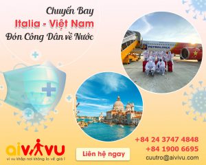 Vé máy bay từ Ý Italia về Việt Nam