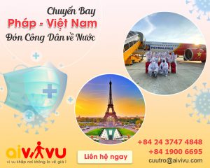 Vé máy bay từ Pháp về Việt Nam