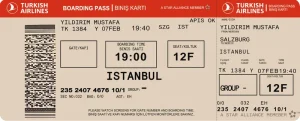 Quy định đổi vé máy bay Turkish Airlines