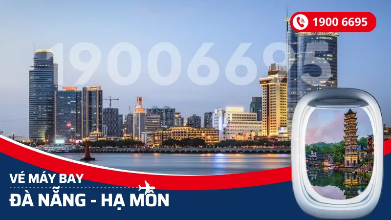 Vé máy bay Đà Nẵng đi Hạ Môn
