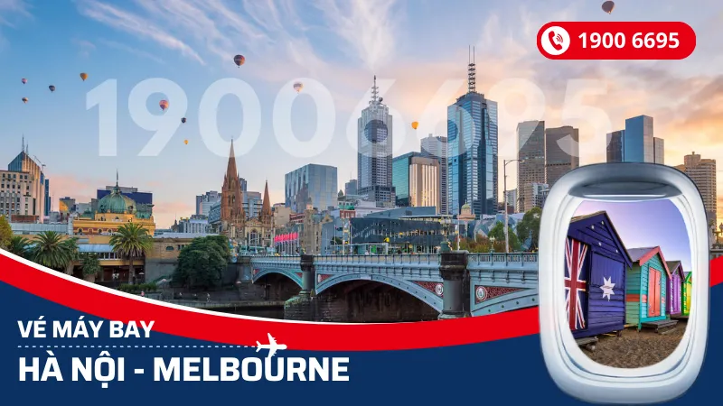 Vé máy bay từ Hà Nội đi Melbourne Úc