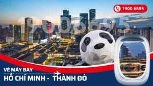 Vé máy bay từ Hồ Chí Minh đi Thành Đô