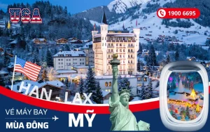 Bán vé máy bay đi Mỹ mùa đông