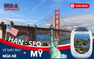 Bán vé máy bay đi Mỹ mùa hè
