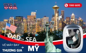 Đặt mua vé máy bay Đà Nẵng đi Seattle Mỹ thương gia
