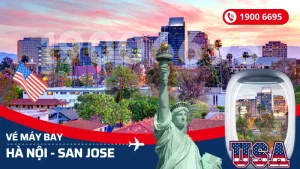 Đặt mua vé máy bay Hà Nội đi San Jose Mỹ