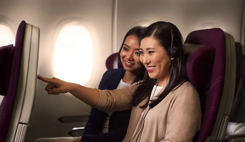 Hạng ghế phổ thông và vị trí ngồi trên chuyến bay Sài Gòn đi Mỹ