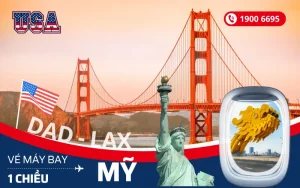 Vé máy bay Đà Nẵng đi Mỹ 1 chiều giá rẻ
