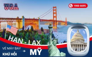 Vé máy bay Hà Nội đi Mỹ khứ hồi