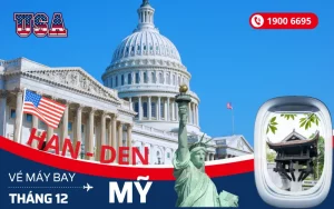 Vé máy bay Hà Nội đi Mỹ tháng 12 