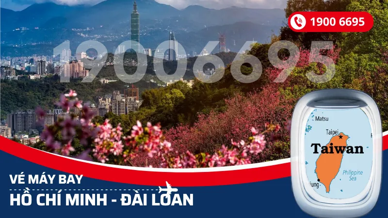 Vé máy bay Hồ Chí Minh đi Đài Loan