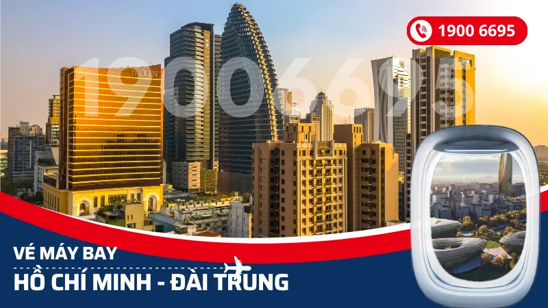 Vé máy bay Hồ Chí Minh đi Đài Trung Đài Loan