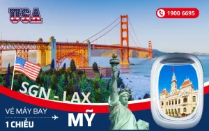 Vé máy bay Sài Gòn đi Mỹ 1 chiều