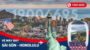 Vé máy bay từ Sài Gòn đi Honolulu giá rẻ