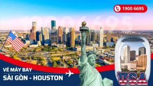 Vé máy bay từ Sài Gòn đi Houston giá rẻ