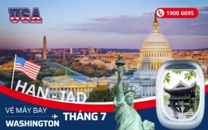 Giá vé máy bay Hà Nội (HAN) đi Washington Mỹ tháng 7