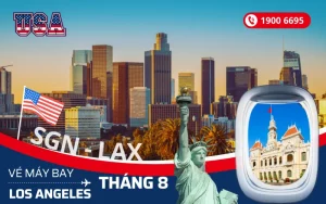 Vé máy bay TP.HCM (SGN) đi Los Angeles Mỹ tháng 8