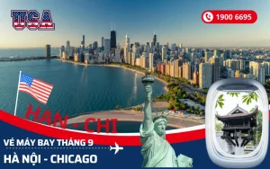 Bán vé máy bay Hà Nội (HAN) đi Chicago Mỹ tháng 9