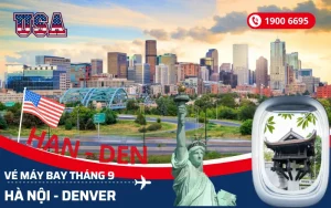 Bán vé máy bay Hà Nội (HAN) đi Denver Mỹ tháng 9