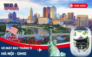 Bán vé máy bay Hà Nội (HAN) đi Ohio Mỹ tháng 9