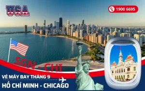 Bán vé máy bay TPHCM (SGN) đi Chicago Mỹ tháng 9