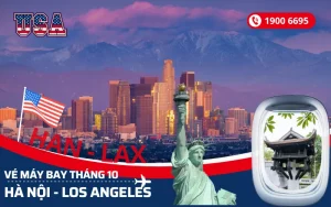 Chuyến bay Hà Nội (HAN) đi Los Angeles Mỹ tháng 10