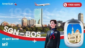 Đặt mua vé máy bay American Airlines đi Mỹ