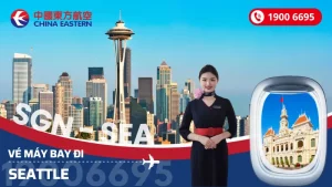 Đặt mua vé máy bay China Eastern đi Seattle