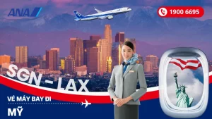 Đặt mua vé máy bay Nippon Airways đi Mỹ