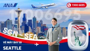 Đặt mua vé máy bay Nippon Airways đi Seattle