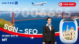 Đặt mua vé máy bay United Airlines đi Mỹ