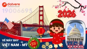 Vé máy bay đi Mỹ tết 2026